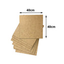 Kit com 12 Placas mdf lisa 3mm Tamanho 40X40CM
