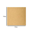 Kit com 120 Placas mdf lisa 3mm Tamanho 14X14CM
