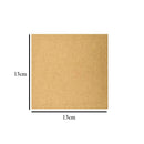 Kit com 125 Placas mdf lisa 3mm Tamanho 13X13CM