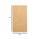 Kit com 15 Placas mdf lisa 3mm Tamanho 30X50CM