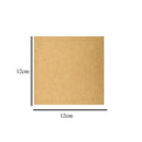 Kit com 150 Placas mdf lisa 3mm Tamanho 12X12CM