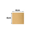 Kit com 1500 Placas mdf lisa 3mm Tamanho 4X4CM