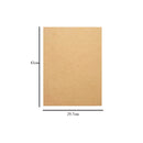kit com 20 Placas mdf lisa 3mm A3 Tamanho 29,7x42cm