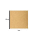 Kit com 200 Placas  lisa 3mm Tamanho 11X11CM