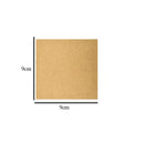 Kit com 250 Placas mdf lisa 3mm Tamanho 9X9CM