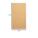 Kit com 30 Placas mdf lisa 3mm Tamanho 20X40CM