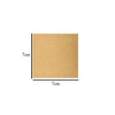Kit com 500 Placas mdf lisa 3mm Tamanho 7X7CM