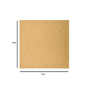 Kit com 6 Placas mdf lisa 3mm Tamanho 60X60CM