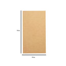 Kit com 8 Placas mdf lisa 3mm Tamanho 40X60CM