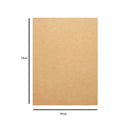 Kit com 8 Placas mdf lisa 3mm Tamanho 50X60CM