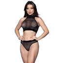 Conjunto Sensual Top e Calcinha com Strass - Yaffa Lingerie