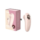 Estimulador Clitoriano Recarregável com Detalhe Metalizado Formato Botão de Rosa – KISSEN ROSEBUD