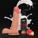 Kit Splash - Pênis Que com Escroto que Ejacula 16,5x4cm + Semen Lub Lubrificante