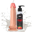 Kit Splash - Pênis Que Ejacula 16x4cm + Semen Lub Lubrificante