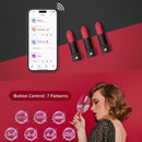 LOVENSE Exomoon Mini Vibrador Disfarçado de Batom Controlado via APP ou Bluetooth à Prova D'água 7 Vibrações