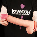 Pênis Realista com Veias Camada Dupla macio e Firme 12" - LOVETOY DUAL-LAYERED SILICONE NATURE COCK