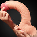 Pênis Realista com Veias Camada Dupla macio e Firme 12" - LOVETOY DUAL-LAYERED SILICONE NATURE COCK