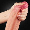 Pênis Realista com Veias Camada Dupla macio e Firme 12" - LOVETOY DUAL-LAYERED SILICONE NATURE COCK