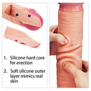 Pênis Realista com Veias Camada Dupla macio e Firme 12" - LOVETOY DUAL-LAYERED SILICONE NATURE COCK