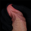 Pênis Realista com Veias Camada Dupla macio e Firme 7,5" - LOVETOY DUAL-LAYERED SILICONE NATURE COCK