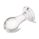Plug Anal em Vidro com Pedra Colorida