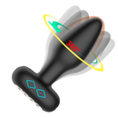 Plug Anal Vibratório Com App Em Silicone Com Rotação 360°