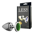 Plug Less em ABS Cromado com  Pedra Ornamental - HARD