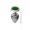 Plug Less em ABS Cromado com  Pedra Ornamental - HARD