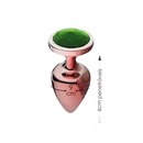 Plug Less em ABS Rosê com  Pedra Ornamental - HARD