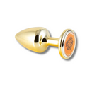Plug Metálico P Signos Leão Dourado