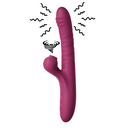 Vibrador Ponto G com 10 Modos de Estimulação de ponto e Clitóris Roxo