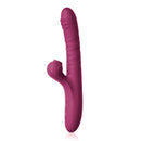 Vibrador Ponto G com 10 Modos de Estimulação de ponto e Clitóris Roxo