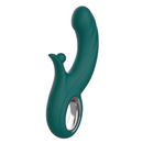 Vibrador Recarregável com Estimulador Clitoriano e Modos de Impulso – KISSEN RAIDER