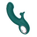 Vibrador Recarregável com Estimulador Clitoriano e Modos de Impulso – KISSEN RAIDER