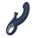 Vibrador Recarregável com Estimulador Clitoriano – KISSEN FURY