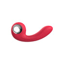 Vibrador Recarregável Ponto G com Estimulador Clitoriano e Alça Metalizada – KISSEN SHARPY