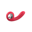 Vibrador Recarregável Ponto G com Estimulador Clitoriano e Alça Metalizada – KISSEN SHARPY