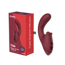 Vibrador Recarregável Ponto G e Estimulador Clitoriano com Esfera Estimuladora – KISSEN TIDE