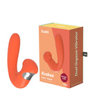 Vibrador Recarregável Ponto G e Estimulador Clitoriano com Ondas de Pressão – KISSEN KRAKEN
