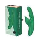Vibrador Recarregável Vai e Vem com Diâmetro Escalonado e Estimulador Clitoriano – KISSEN KYMO
