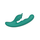 Vibrador Recarregável Vai e Vem com Diâmetro Escalonado e Estimulador Clitoriano – KISSEN KYMO