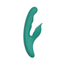 Vibrador Recarregável Vai e Vem com Diâmetro Escalonado e Estimulador Clitoriano – KISSEN KYMO