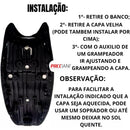 Capa De Banco Cg150 Titan 150 2004 Até 2008 Sport 150 2005 Até 2008 Modelo Original Preto Piracapas