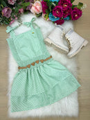 Vestido Blogueirinha Hermione Verde