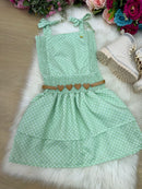 Vestido Blogueirinha Hermione Verde