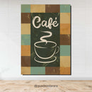Placa Decorativa em MDF 21x30 | CAFÉ