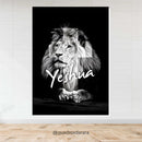 Placa Decorativa em MDF 21x30 | LEÃO YESHUA