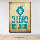 Placa Decorativa em MDF 21x30 | O LEÃO DE JUDÁ