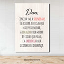 Placa Decorativa em MDF 21x30 | ORAÇÃO DA SERENIDADE
