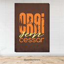Placa Decorativa em MDF 21x30 | ORAI SEM CESSAR